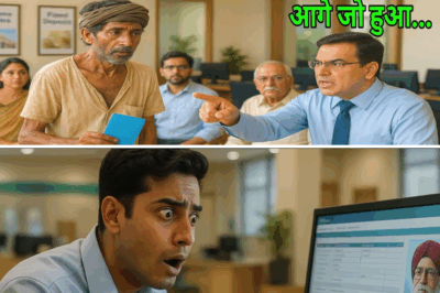 बैंक का मालिक अपने ही बैंक में गरीब बनकर पैसे निकालने पहुचा तो मैनेजर ने पैसे निकालने Earning Money