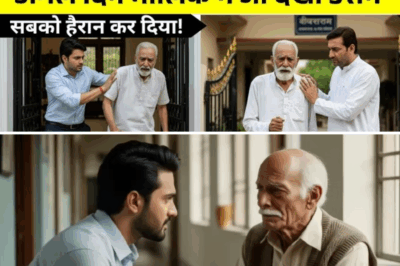 “बेटे ने पापा को घर से निकाला… अगले दिन जो हुआ, देखकर सब रो पड़े।
