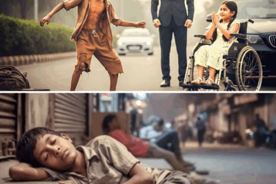 करोड़पति ने देखा बेघर लड़का उसकी अपाहिज बेटी को नाचकर हंसा रहा है – आगे जो हुआ सबको भावुक कर गया