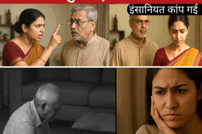 ससुर पर रोज़ चिल्लाती थी बहू, फिर अचानक ससुर के कदम से इंसानियत कांप गई