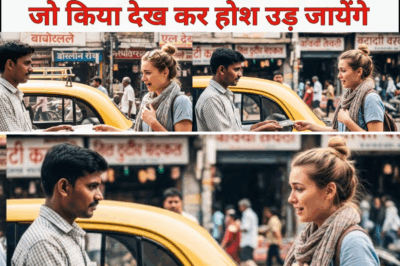 टेक्सी वाले ने विदेशी पर्यटक महिला का गुम हुआ पासपोर्ट लौटाया , फिर उसने जो किया देख कर होश उड़