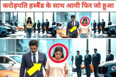 महिला को गरीब समझ कर कार शो रूम से भगा दिया अगले दिन वो अपने करोड़पति हस्बैंड के साथ आयी फिर जो हुआ