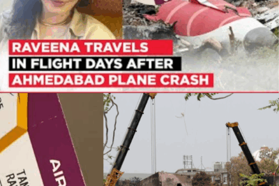 Raveena Tandon travels days after Ahmedabad plane crash — emotional note