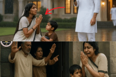 बारिश में बेसहारा महिला ने सिर्फ एक रात की पनाह मांगी थी, उस दिन जो हुआ… इंसानियत रो पड़ी