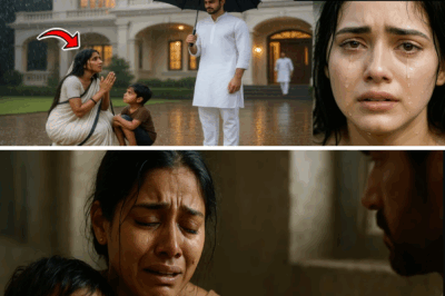 बारिश में बेसहारा महिला ने सिर्फ एक रात की पनाह मांगी थी, उस फिर उस रात जो हुआ… इंसानियत रो पड़ी