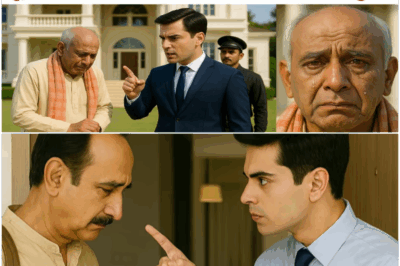गाँव से आए पिता को अफसर बेटे ने कहा – तू कौन है? मैं नहीं जानता… फिर जो हुआ