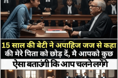 15 साल की बेटी ने अपाहिज जज से कहा की मेरे पिता को छोड़ दें, मै आपको कुछ ऐसा बताउंगी कि आप चलने