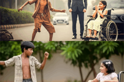 करोड़पति ने देखा बेघर लड़का उसकी अपाहिज बेटी को नाचकर हंसा रहा है – आगे जो हुआ सबको भावुक कर गया