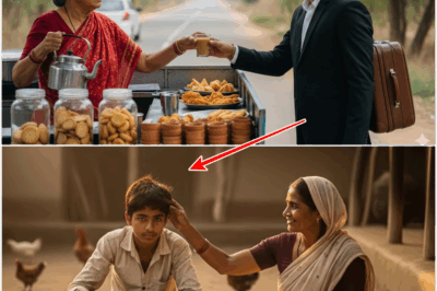 10 साल बाद विदेश से लौटा बेटा… माँ को सड़क किनारे चाय बेचते देखा तो फूट-फूटकर रो पड़ा…
