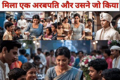 शादियों में बचा खाना गरीबों को बांटने वाली लड़की की किस्मत बदल गई, एक दिन शादी में मिला अरबपति, जिसने उसकी जिंदगी ही बदल दी – जानिए आगे क्या हुआ!