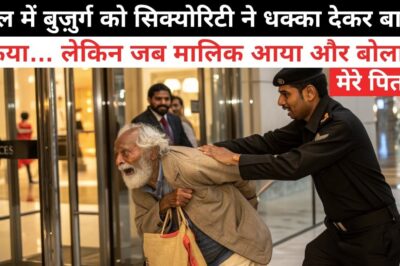मॉल में बुजुर्ग को सिक्योरिटी ने धक्का देकर बाहर किया लेकिन जब मालिक आया और बोला ये