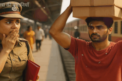 एसपी का पति रेलवे स्टेशन पर छिपकर काम कर रहा था, उसे शक हुआ और उसने उसका पीछा किया, और फिर पता चला