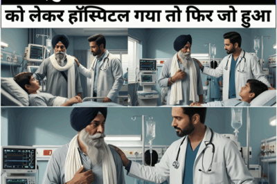 किसान ने बाढ़ में फंसे डॉक्टर की जान बचाई, कुछ माह के बाद किसान अपने बेटे को लेकर हॉस्पिटल गया तो