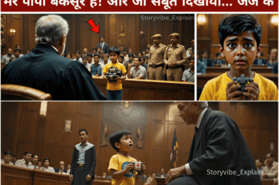 5 साल के बच्चे ने कहा – मेरे पापा बेकसूर हैं! और जो सबूत दिखाया… जज के होश उड़ गए