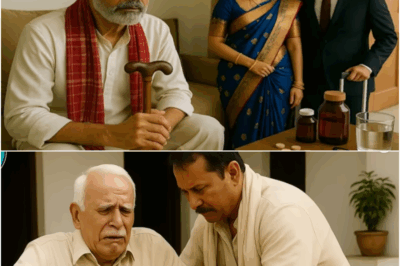 रिटायरमेंट के बाद बीमार बूढ़े पिता को बेटे-बहू ने अकेला छोड़ा… फिर जो हुआ, पूरा गांव रो पड़ा