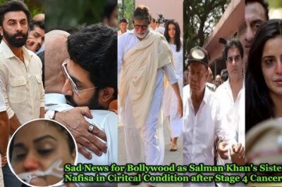 Tragic News: Salman Khan’s Sister Nafisa Hospitalized in Critical Condition After Stage 4 Cancer Discovery!