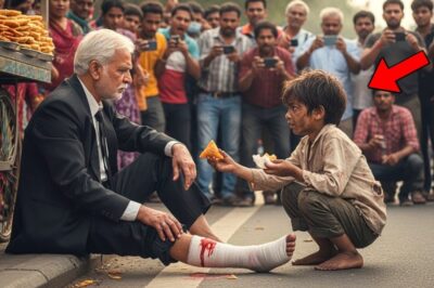 एक छोटे बच्चे ने घायल बिजनेसमैन की मदद की, फिर जो हुआ उसने सबको रुला दिया