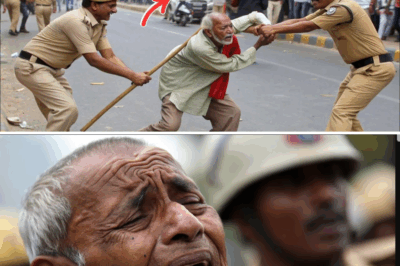 फुटपाथ पर बैठे बुजुर्ग को पुलिस ने भगाया… लेकिन जब उनकी असलियत पता चली, पूरा थाना सलाम करने लगा!”