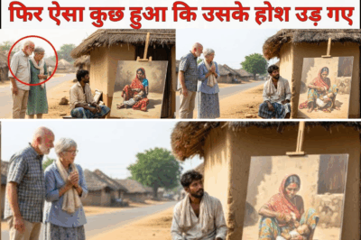 एक गरीब चित्रकार ने बनाई थी माँ की एक तस्वीर, जिस पर एक अमेरिकी कपल की नज़र पड़ गयी, फिर ऐसा कुछ हुआ
