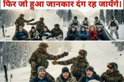 कश्मीर में भारी हिमस्खलन में फंसे विदेशी पर्यटक को सेना के जवानों ने बचाया फिर जो हुआ जानकार दंग रह