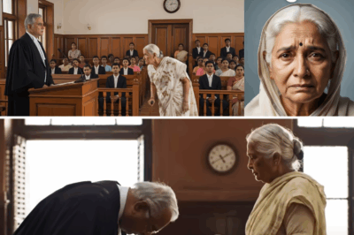 कोर्ट के अंदर एक भिखारन महिला आई जज साहब खड़े हो गए