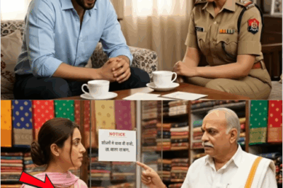 सादा कपड़ों में SP मैडम साड़ी खरीदने पहुंची | दुकानदार ने पुलिस बुला ली….
