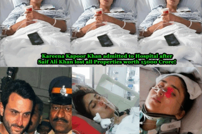 Kareena Kapoor Khan admitted to Hospital after Saif Ali Khan lost all Properties worth 15000 Crore!