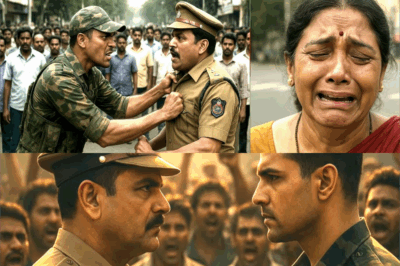 चौराहे पर दरोगा की अकड़ ढही… सामने खड़ा था माँ का वीर बेटा आर्मी ऑफिसर!
