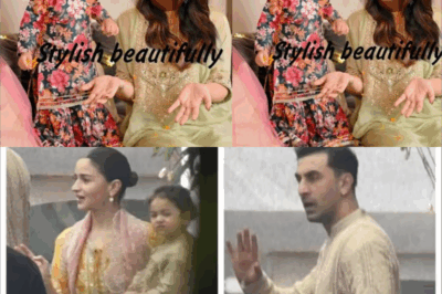 Pregnant alia bhatt with raha kapoor enjoying pre diwali celebrations at home ! Both wearing suits!