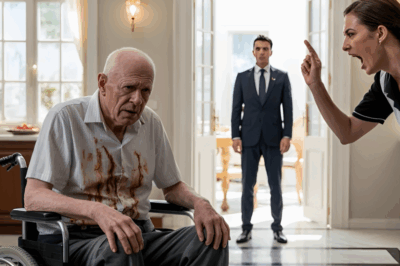 MİLYONER ERKEN GELİNCE BAKICININ BABASINA NASIL DAVRANDIĞINI GÖRÜP PANİĞE KAPILDI