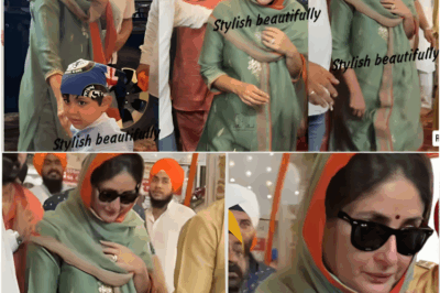 गुरु नानक जयंती के शुभ अवसर पर गर्भवती करीना कपूर खान अपने बेटे जेह अली खान के साथ गुरुद्वारे में नज़र आईं — बेहद सुंदर और सादगी भरा पल!