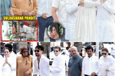 Celebrities arrived at Sulakshana Pandit’s Prayer Meet | Anupam Kher, Mukesh Rishi, Jeetendra