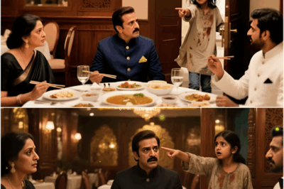 भिखारन रेस्टोरेंट में दौड़ी और चिल्लाई – “मत खाइए!” – सुनकर अरबपति परिवार दंग रह गया!
