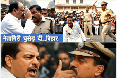 DIG को नेता ने मारा थप्पड़ || SP ने सरेआम नेता को पीटा || नेतागिरी घुसेड़ दी.
