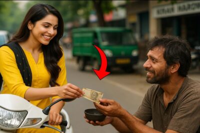 फुटपाथ पर बैठे भिखारी की मदद करने वाली लड़की: एक दिन हुआ अनोखा मोड़!