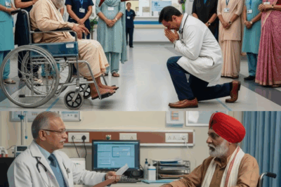 उस बुज़ुर्ग को सबने भिखारी समझा… पर सच पता चला तो पूरा अस्पताल उसके पैरों में झुक गया!”