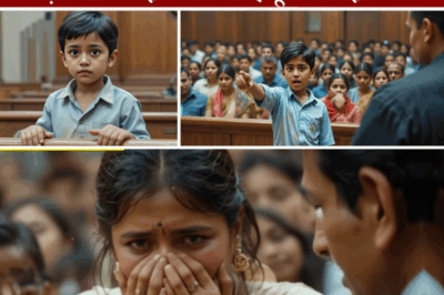 छोटा सा बच्चा कोर्ट में चुप खड़ा था.. जैसे ही उंगली उठाई पूरा कोर्ट हिल गया – फिर जो हुआ