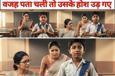 रोजाना लेट आने पर छात्र को स्कूल में पड़ती थी डांट ,एक दिन टीचर को उसकी असली वजह पता चली तो उसके होश