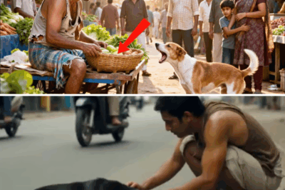 कुत्ता हर दिन रोज गरीब सब्ज़ीवाले को भौंकता था… एक दिन असलियत पता चली तो सबके होश उड़ गए