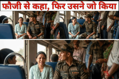 मेरा कोई भाई नहीं है, प्लीज मेरे भाई बन जाओ, ट्रैन में रोते हुए लड़की ने पास बैठे फौजी से कहा, फिर