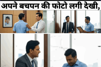 वो रोजाना मैनेजर के ऑफिस की सफाई करता था ,एक दिन उसने उसके ऑफिस में अपने बचपन की फोटो लगी देखी