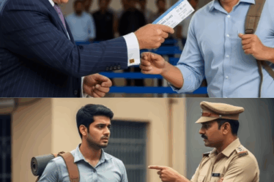 उसे गरीब समझकर उसने टिकट फाड़ दिया… लेकिन वह हवाई जहाज का असली मालिक निकला…