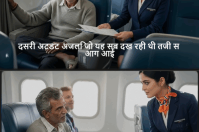 एयर होस्टेस ने यात्री को ‘गँवार’ समझकर बेइज़्ज़त किया… उसे नहीं पता था कि वो खुद…