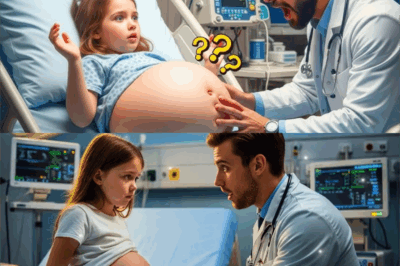 Ein Mädchen zeigt dem Arzt den Bauch: ‘Wie viele Babys sind drin?’ Er sieht hin und ruft 112 weinend