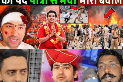 ईट-पत्थर, बागेश्वर बाबा का पुतला जलाने पर भिड़े भीम आर्मी और हिन्दू संगठन! Bageshwar Baba Padyatra