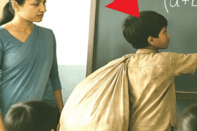 कूड़ा बीनने वाला बच्चा बोर्ड पर पहुँचा—मैडम, आप गलत गणित बता रही हैं… अगले ही पल पूरी क्लास दंग होगई