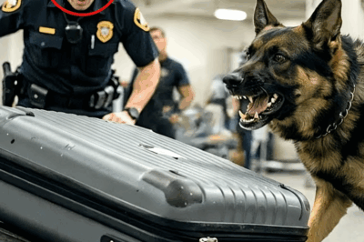 Havaalanında Bir Polis Köpeği Bavula Aniden Atladı – Sonrasında Olanlar Herkesi Şaşkına Çevirdi!