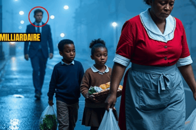 Milyarder, çocuklarıyla birlikte siyahi hizmetçisini takip etti; gördükleri onu gözyaşlarına boğdu.