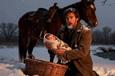 Bekar baba bir sepet içinde bir bebek buluyor — “Artık benim ailemsiniz” diyor gülümseyerek 🤍