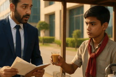 “चायवाले लड़के ने बोला – ‘ये फाइल मत साइन करो!’… अरबपति बिज़नेसमैन का करियर बच गया…”